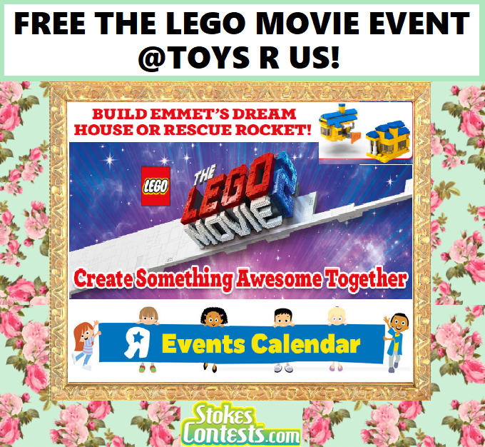 Image FREE Build LEGO Emmet's Dream House or Rescue Rocket @Toys R Us!