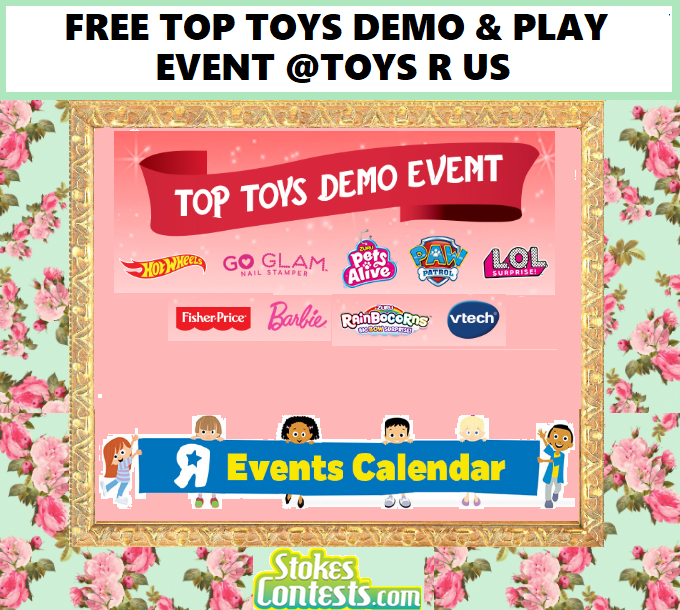 Image FREE Top Toys Demo and Play Event @Toys R Us!