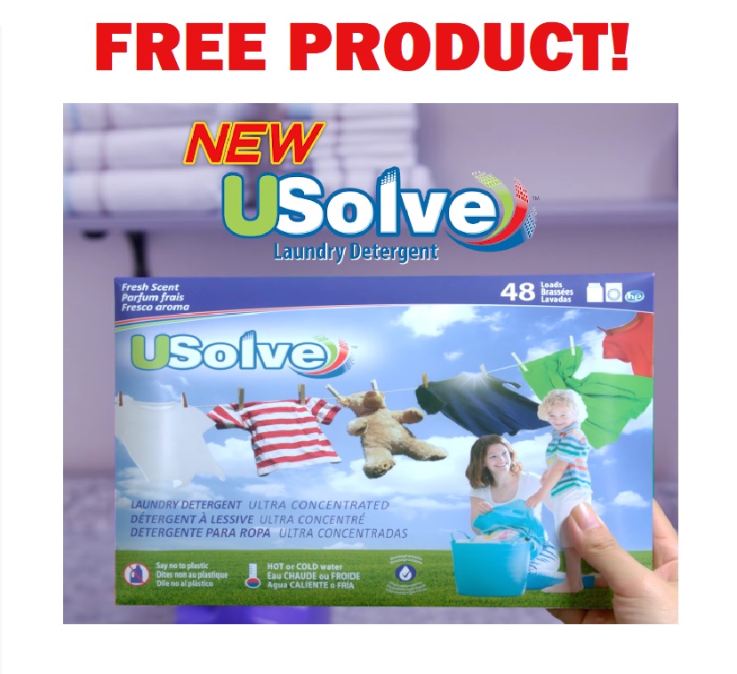 Image 6 FREE USolve Laundry Detergent Strips samples