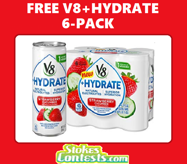 Image FREE V8+Hydrate 6-Pack