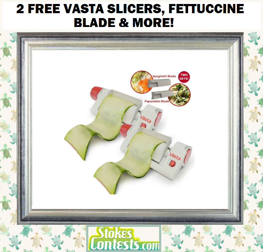 Image 2 FREE Vasta Slicers, Fettuccine Blade, Deluxe Spaghetti Blade & Deluxe Pappardelle Blade