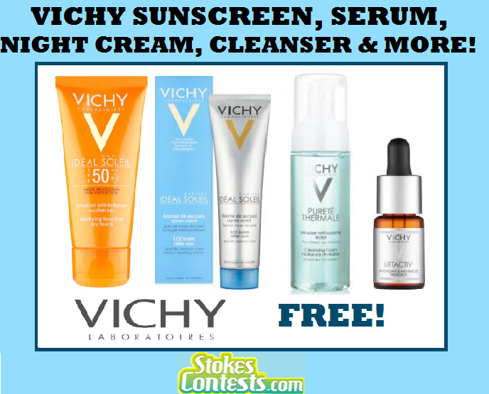 Image FREE Vichy Night Cream, Sunscreen, Cleanser, Serum & MORE! Get 2 Products!