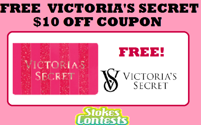 Image FREE Victoria's Secret $10 Off Coupon