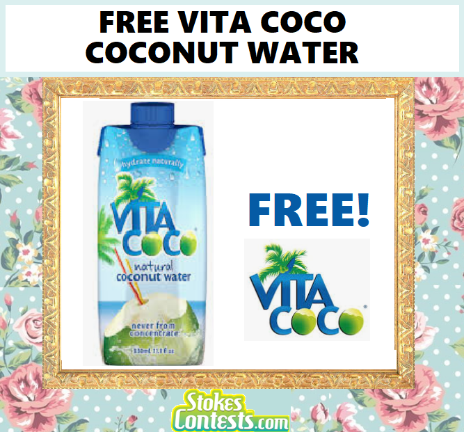 Image FREE Vita Coco Coconut Water TODAY ONLY!