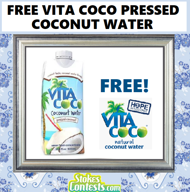 Image FREE Vita Coco Pressed Coconut Water