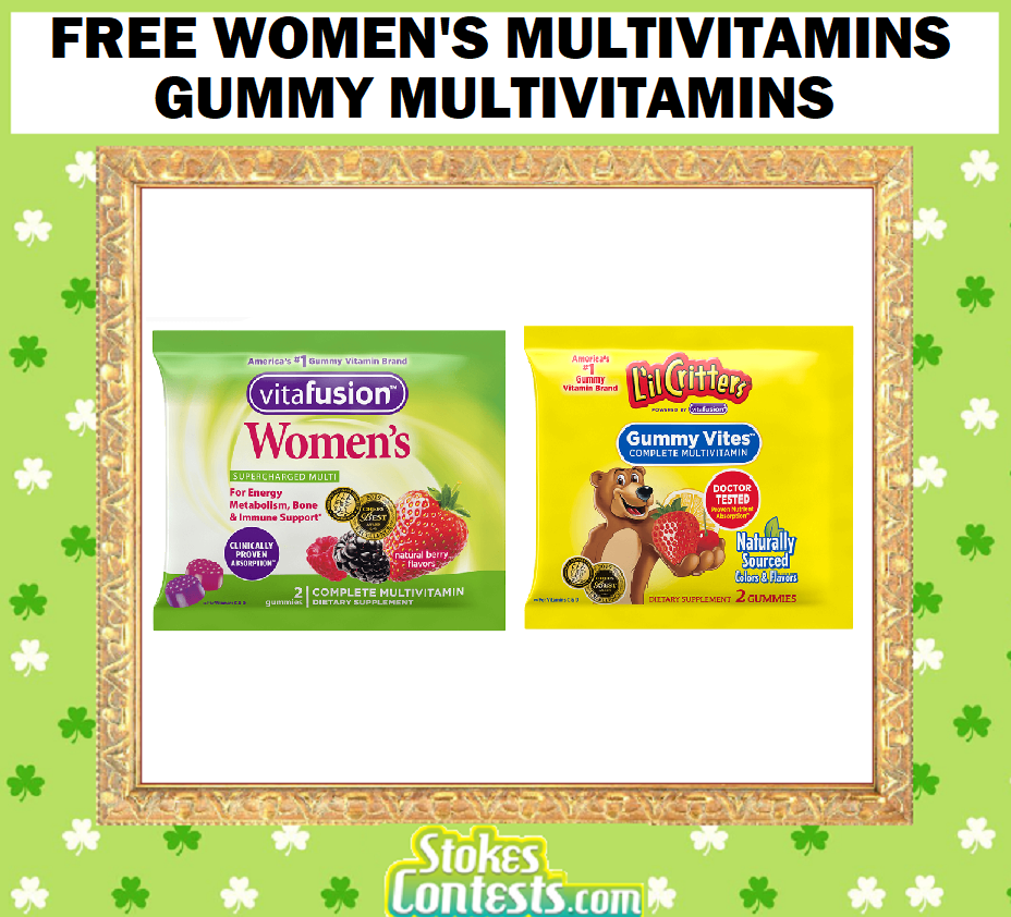 Image FREE Vitafusion Women's Supercharged Multivitamins or Lil Critters Gummy Multivitamins