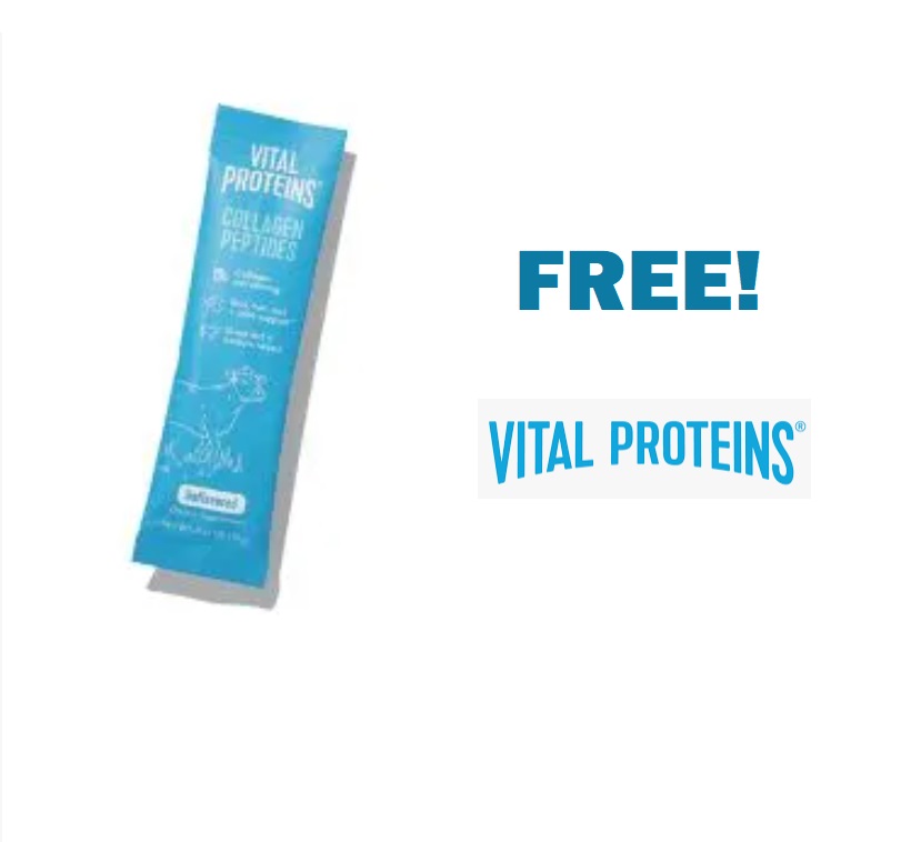 Image FREE Vital Proteins Collagen Peptides!