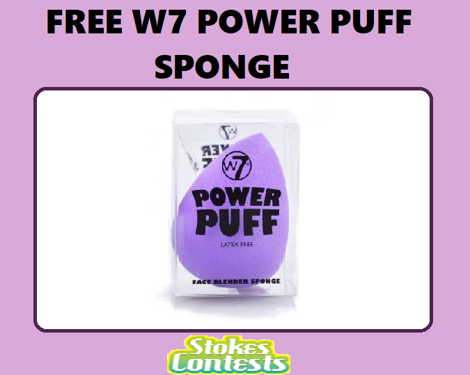 Image FREE W7 Power Puff Sponge