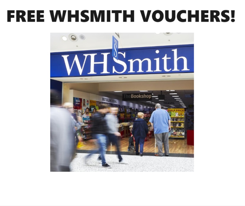 Image FREE WHSmith Vouchers