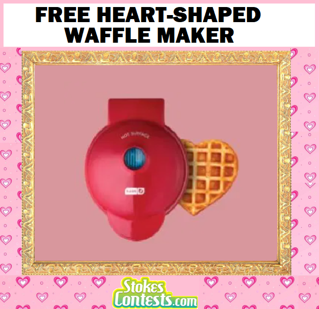 Image FREE Heart-Shaped Waffle Maker