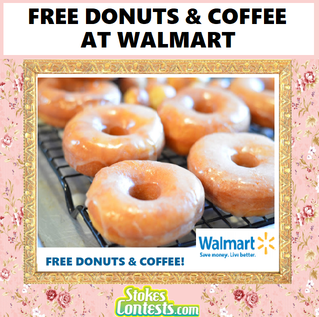 Image FREE Donut & Coffee at Walmart TODAY!