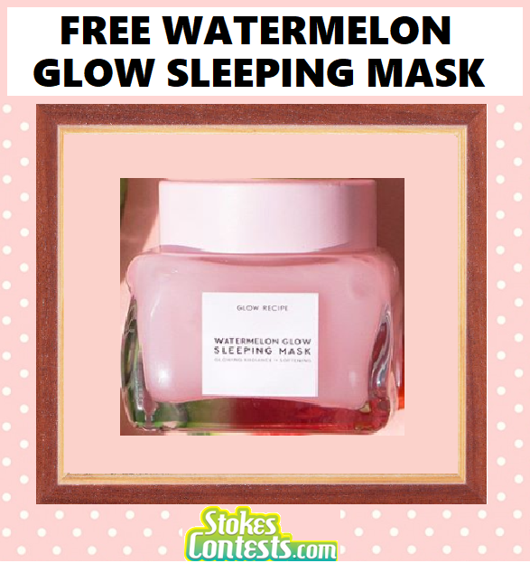 Image FREE Watermelon Glow Sleeping Mask