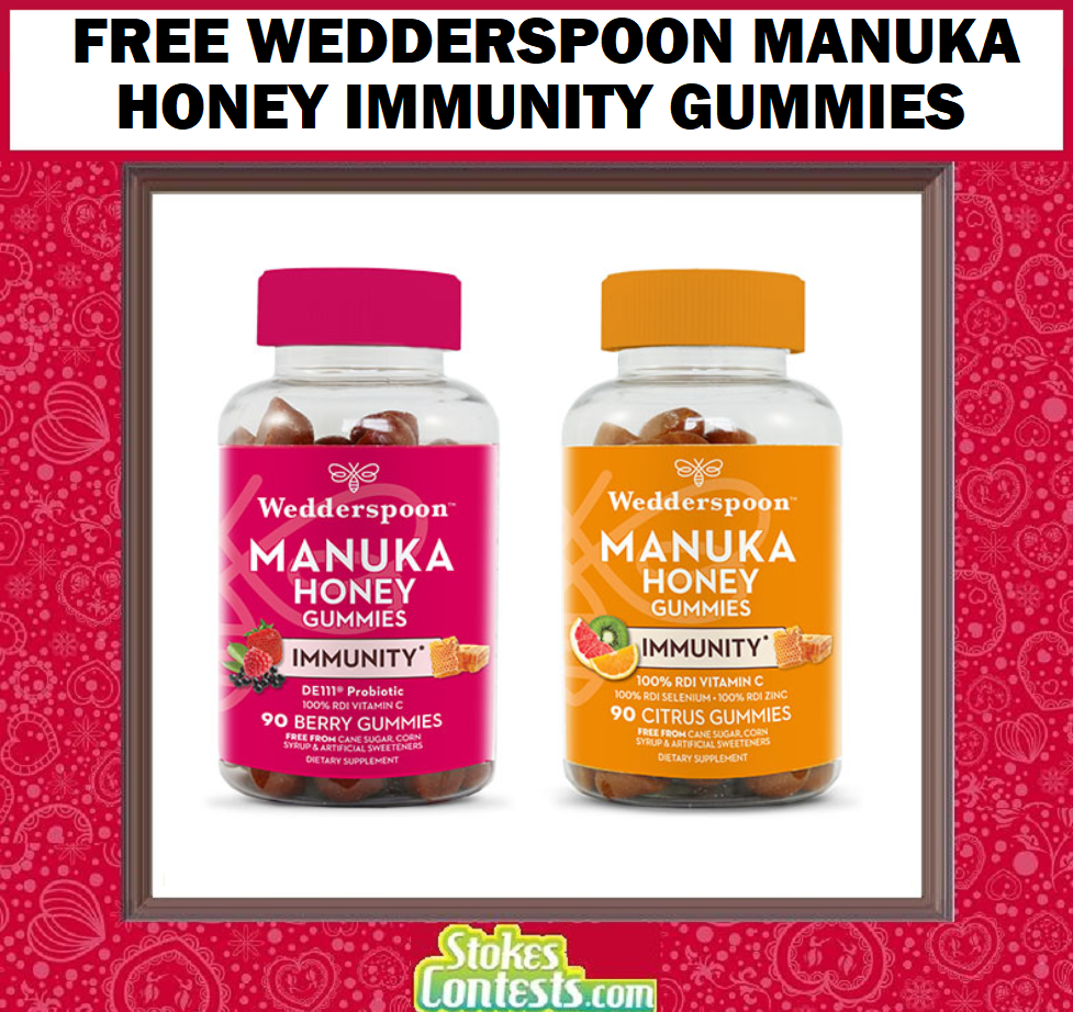Image FREE Wedderspoon Manuka Honey Immunity Gummies & On-the-Go Snap Packs!