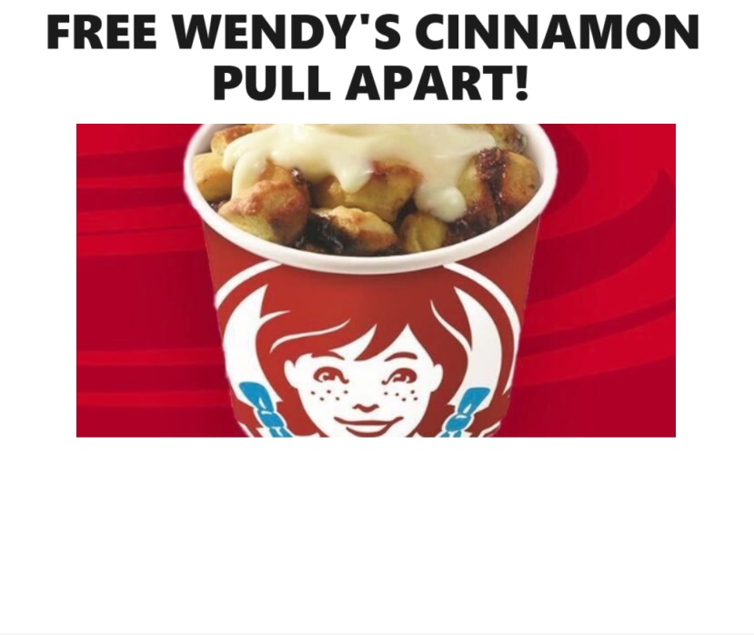Image FREE Wendy’s Cinnamon Pull Apart! TOMORROW! 