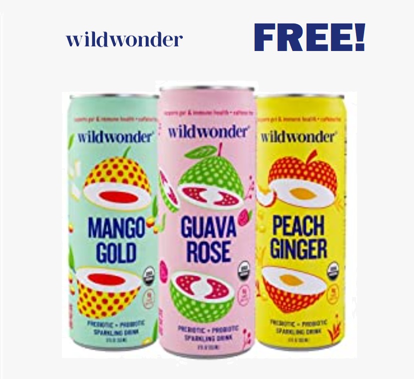 Image FREE Wildwonder Prebiotic + Probiotic Sparkling Drink