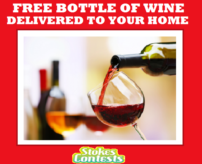 Image FREE Bottle of Wine Delivered To Your Home