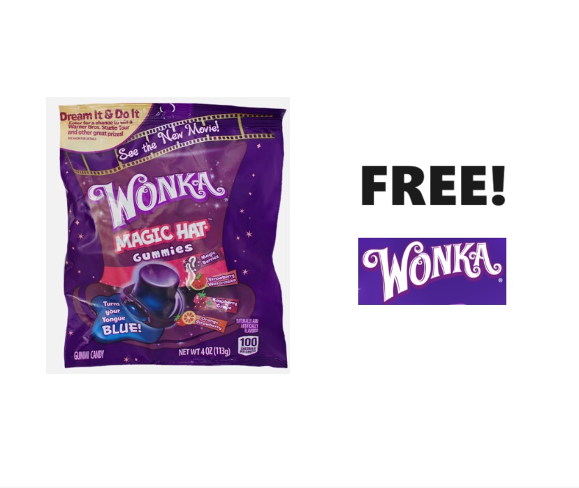 Image FREE Wonka Magic Hat Gummies