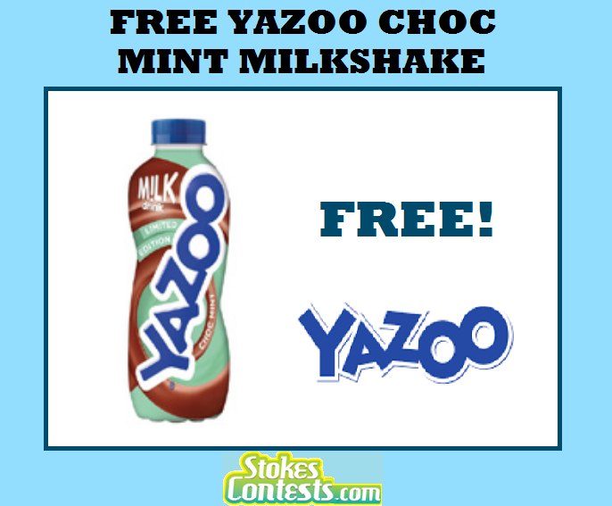 Image FREE Yazoo Choc Mint Milkshake