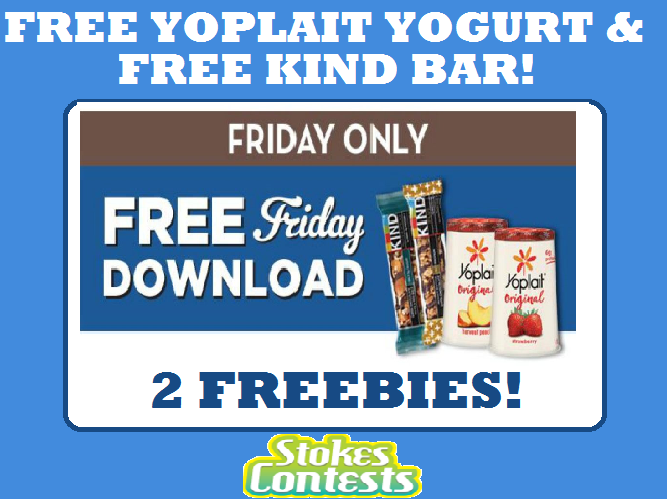 Image FREE Yoplait Yogurt & FREE Kind Bar TODAY ONLY!