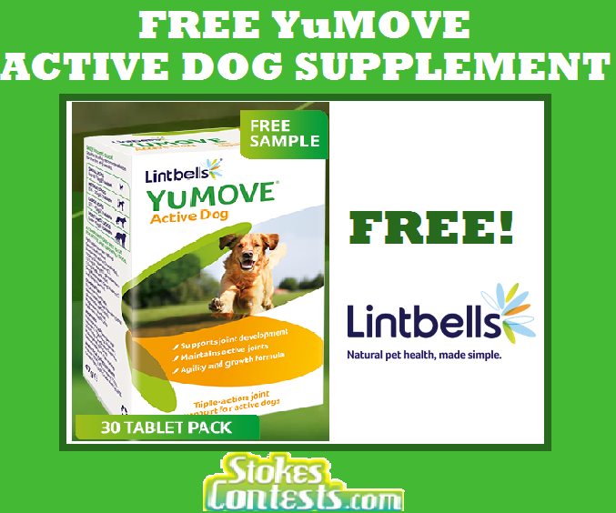 Image FREE YuMOVE Active Dog Joint Supplements! NATURAL Product!