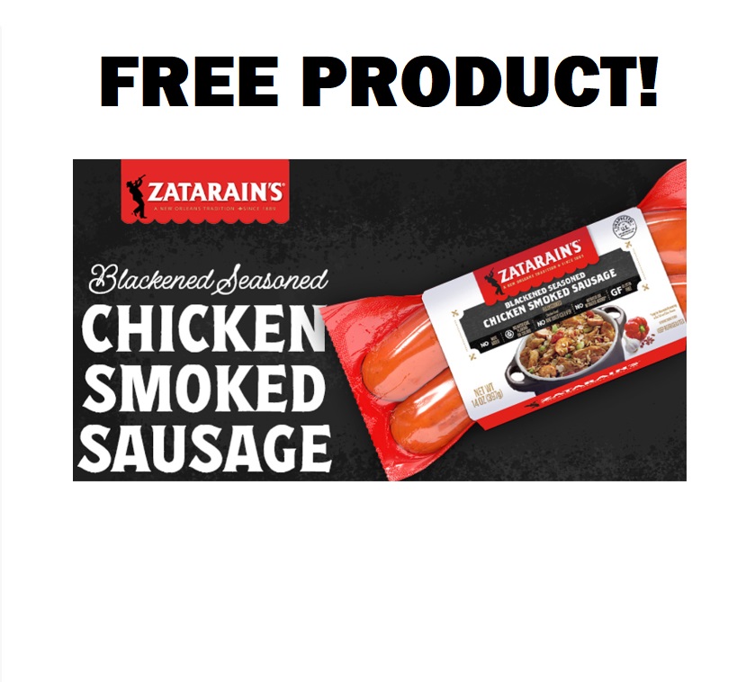 Image FREE Zatarain’s Blackened Chicken Smoked Sausage