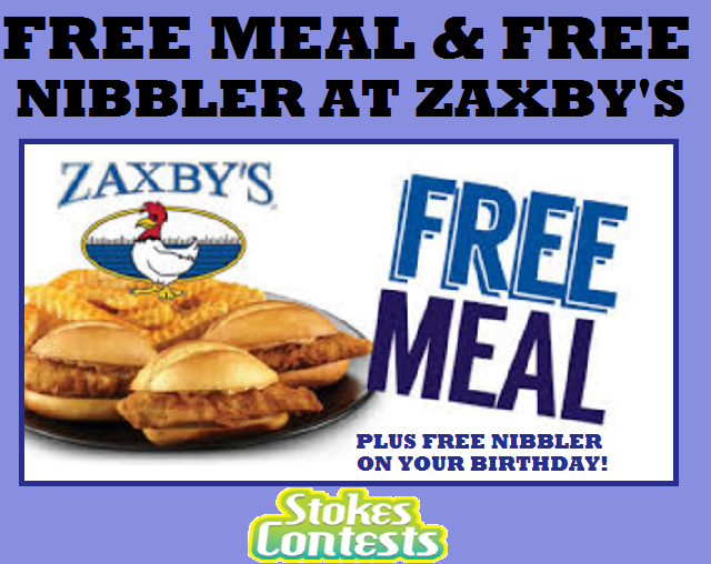 Image FREE Meal & Nibbler at Zaxby's