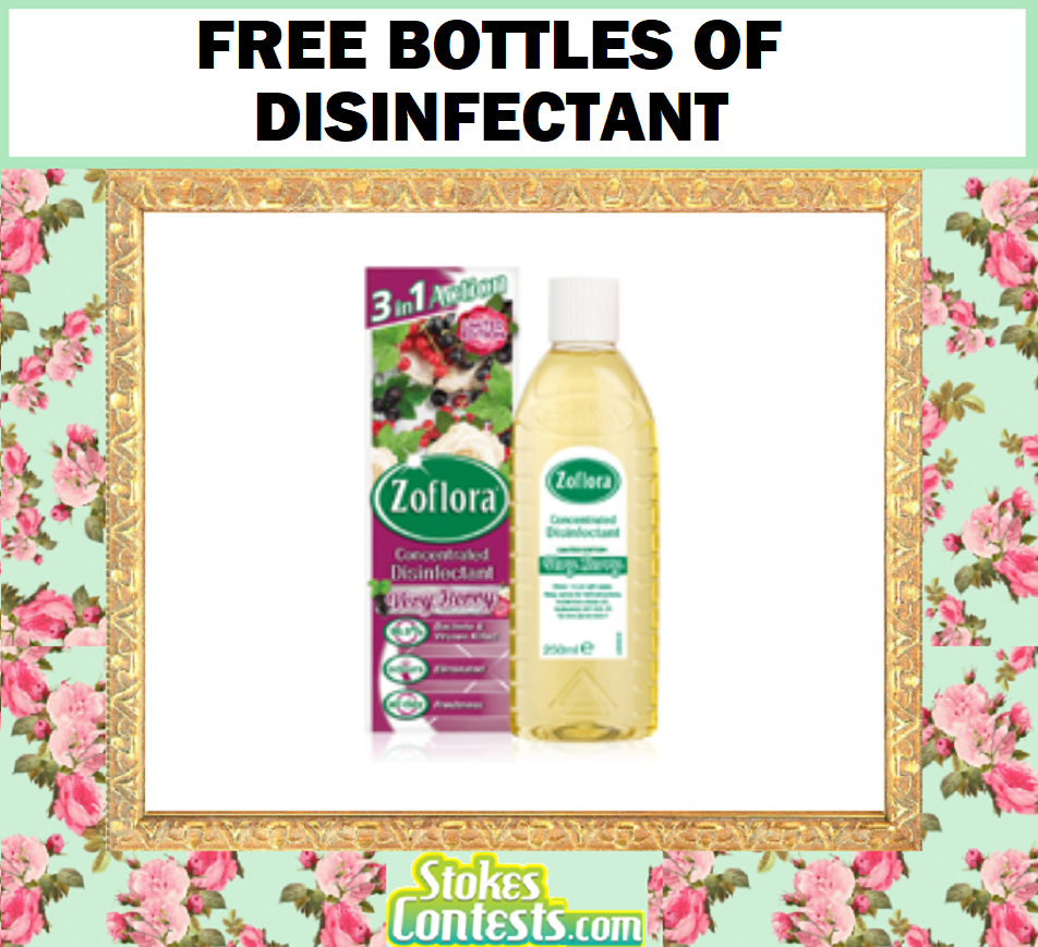 Image FREE Bottles of Disinfectant