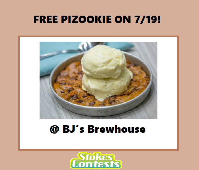 Image FREE Pizookie @ BJ’s Brewhouse with Purchase TOMORROW ONLY!