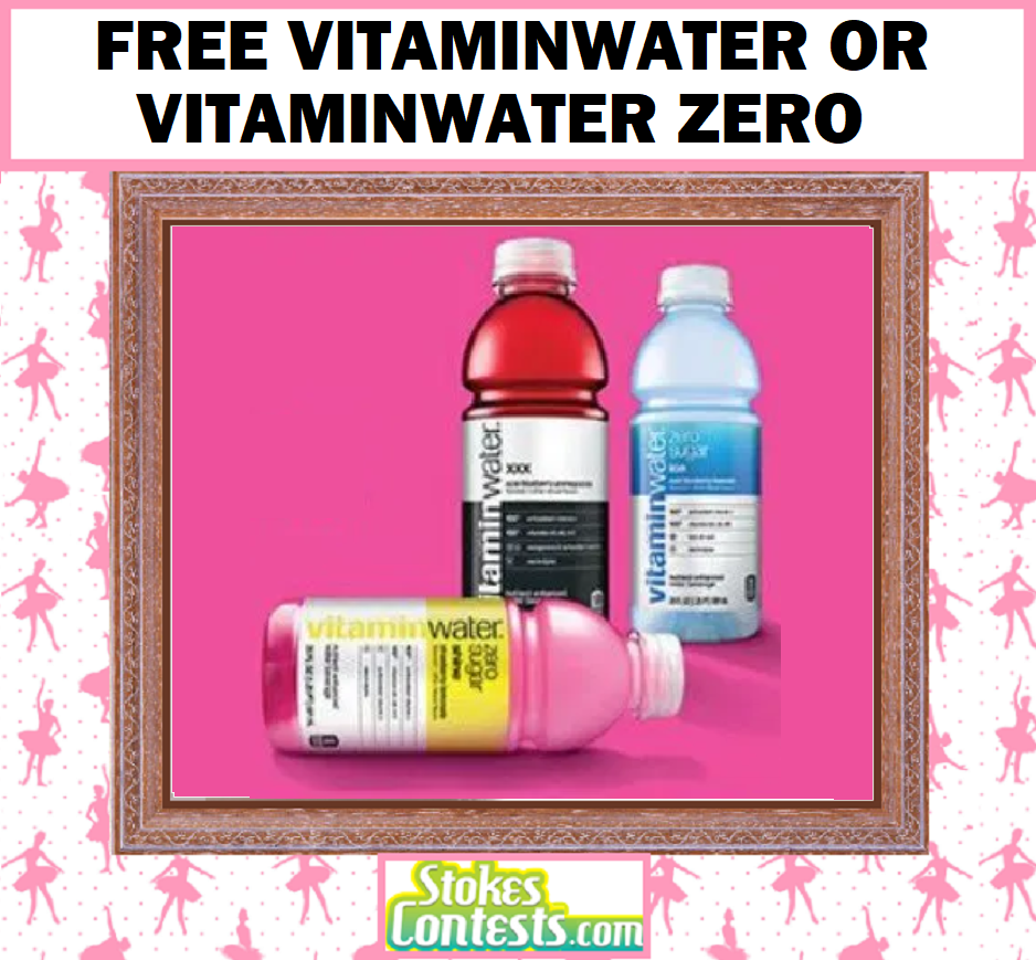 Image FREE Bottle of Vitaminwater Or Vitaminwater Zero