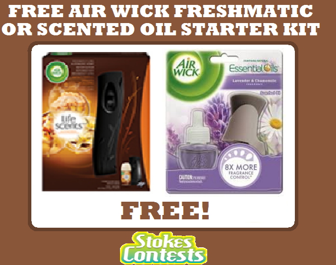Image FREE Air Wick Freshmatic or Scented Oil Starter Kit Mail In Rebate