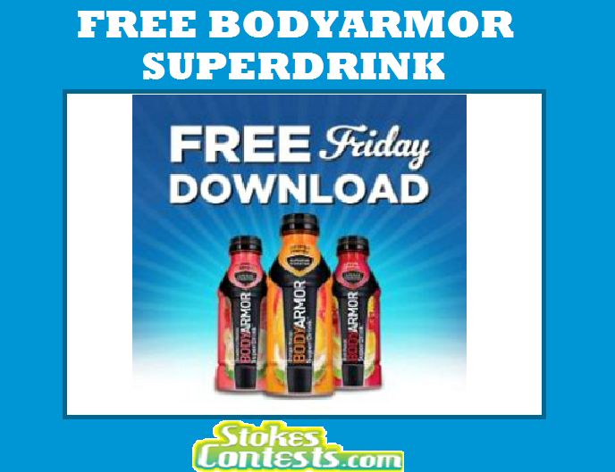Image FREE BodyArmor SuperDrink at Mariano's TODAY ONLY!