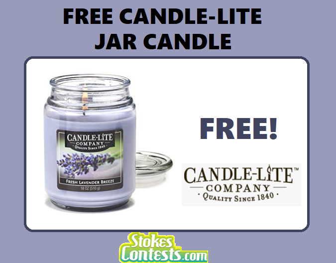 Image FREE Candle-Lite Jar Candle @Mariano's TODAY ONLY!