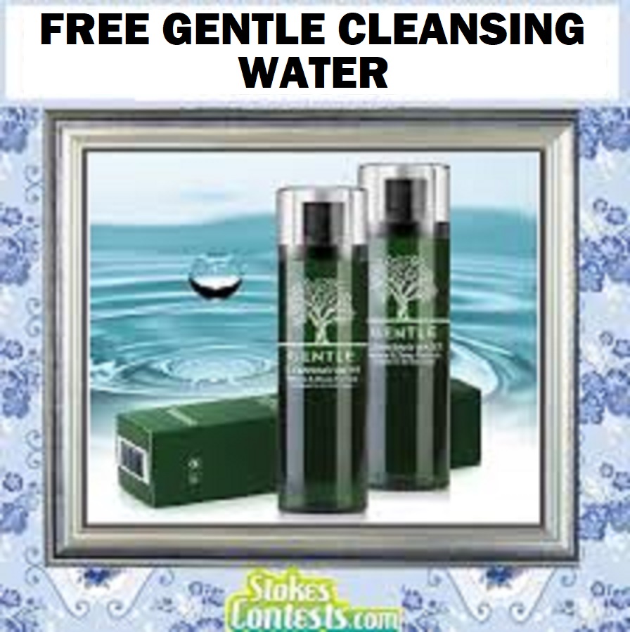 Image FREE Gentle Cleansing Water!