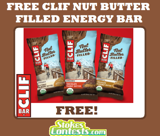 Image FREE Clif Nut Butter Filled Energy Bar.