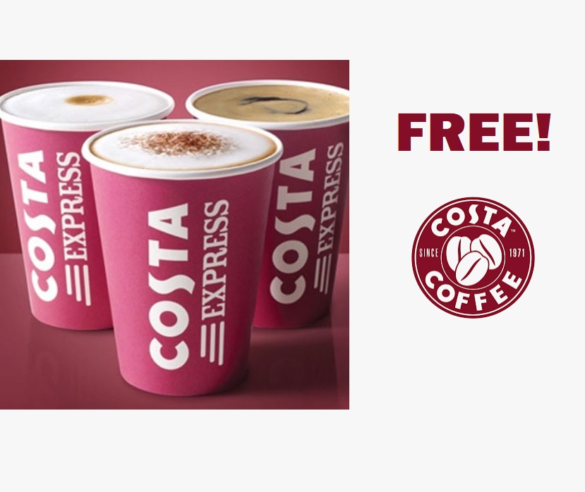 Image FREE Costa Coffee Drink or Hot Chocolate!