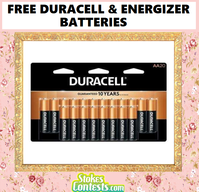 Image 4 FREE Packs of Duracell & Energizer Batteries!