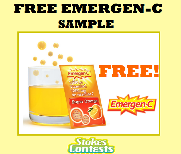 Image FREE Emergen-C Drink Powder.