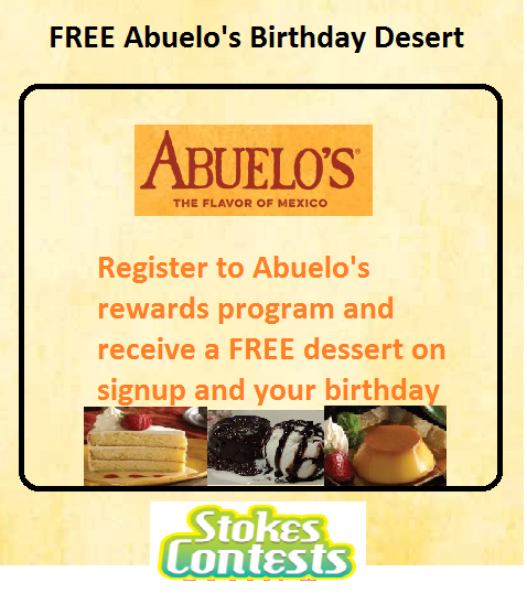 Image FREE Abuelo's Birthday Dessert