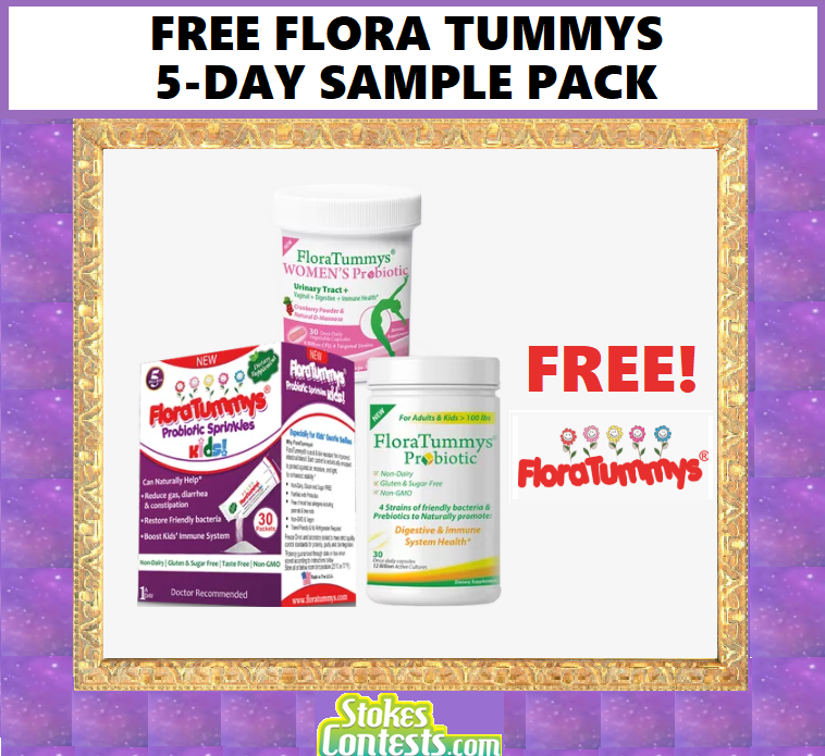 Image FREE FloraTummys Probiotics 5-Day Sample
