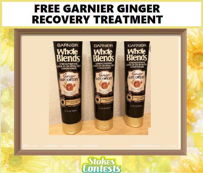 Image FREE Garnier Whole Blends Ginger Recovery Leave-In or Rinse-Out Treatment 