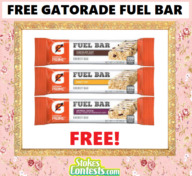 Image FREE Gatorade Fuel Bar.