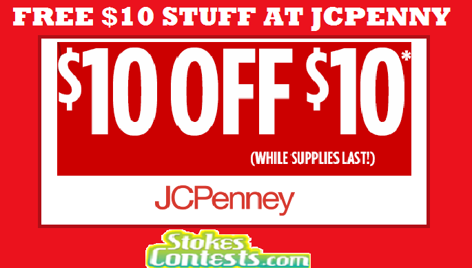 Image FREE $10 Worth of Stuff at JCPenny!