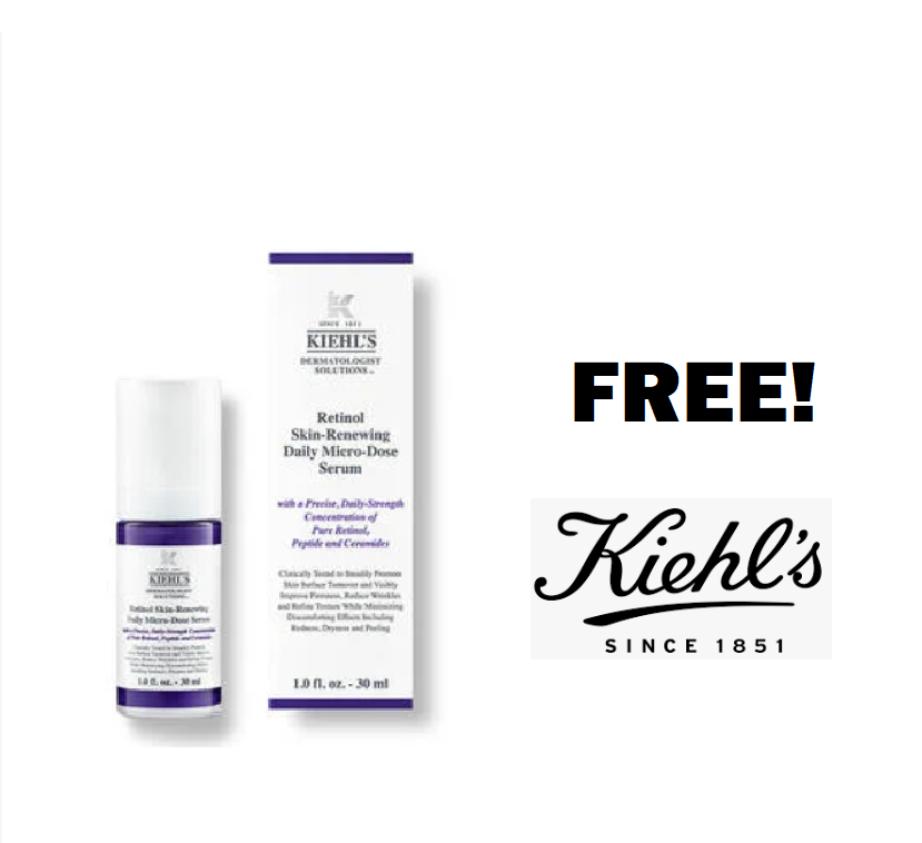 Image FREE Kiehls Retinol Skin-Renewing Micro-Dose Serum
