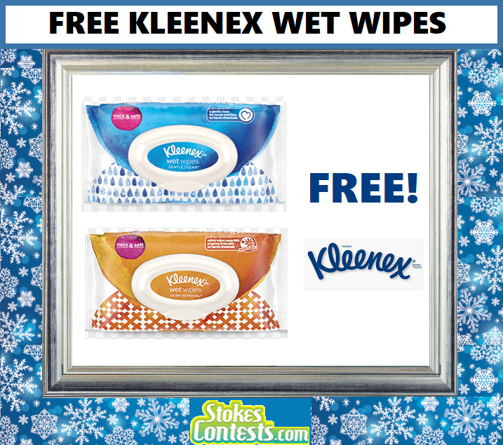 Image FREE Kleenex Wet Wipes.