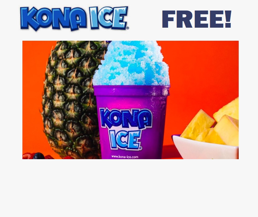 Image FREE Shaved Ice at Kona Ice! TOMORROW! 