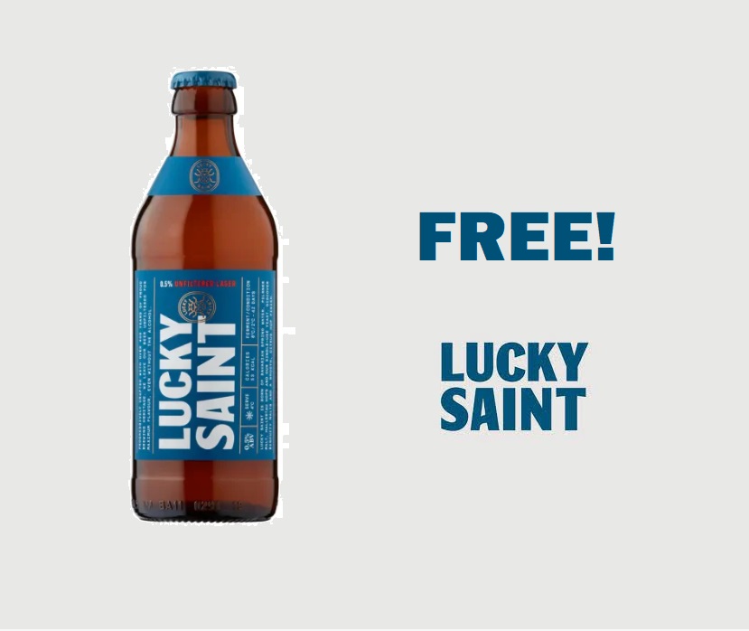 Image FREE Bottle of Lucky Saint Beer!