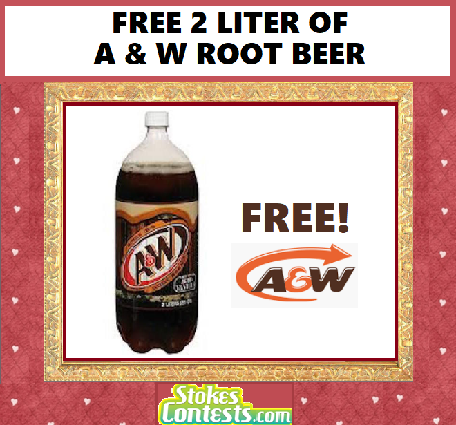 Image FREE 2 Liter of A & W Root Beer