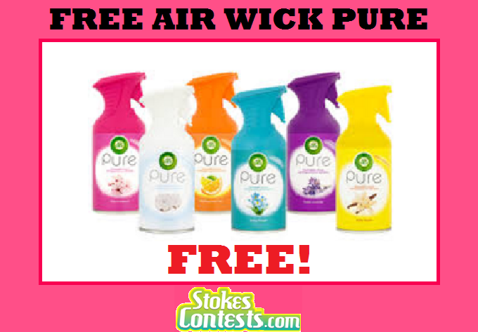 STOKES Contests Freebie FREE Air Wick Pure Product Mail In Rebate 
