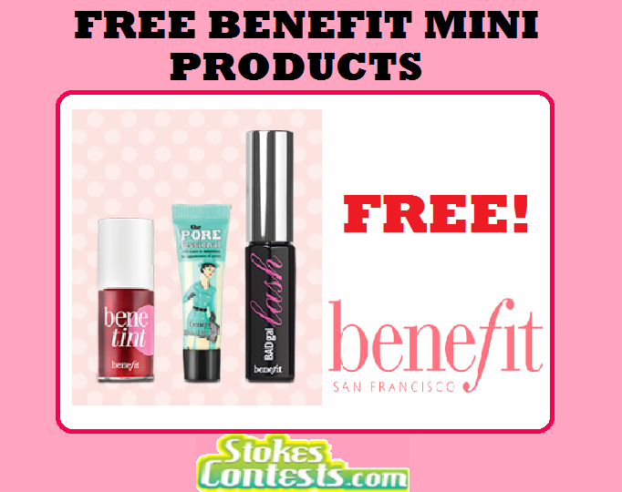 Image FREE Benefit Mini Products Value Up to £13.45!!