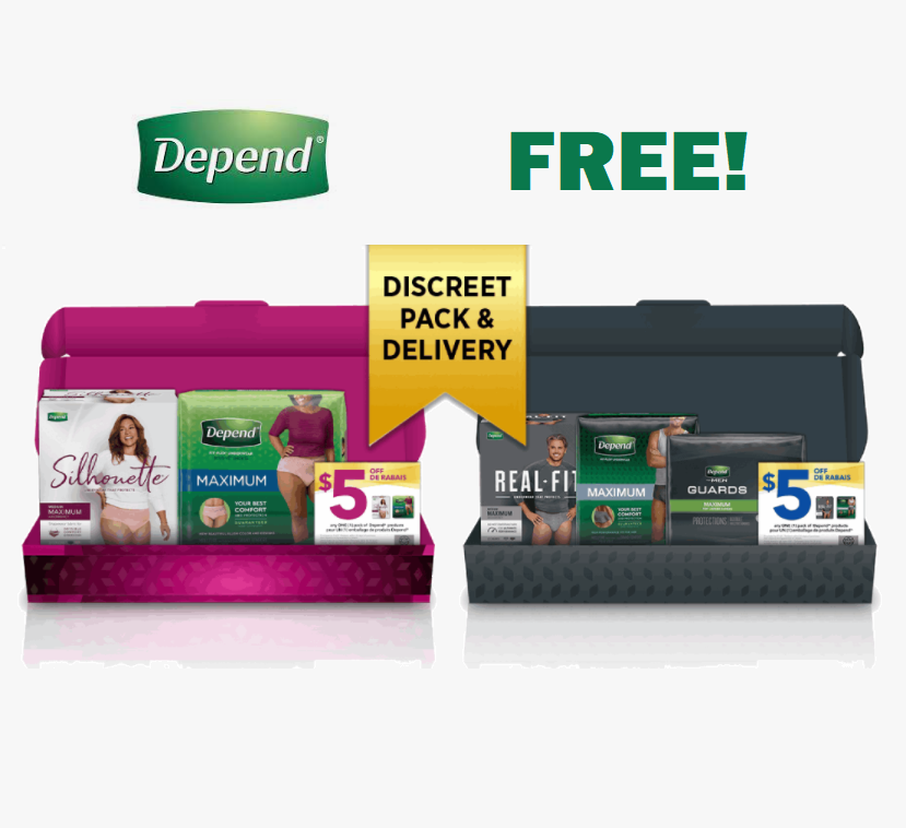 Image FREE Depend Underwear Kit for Men and Women
